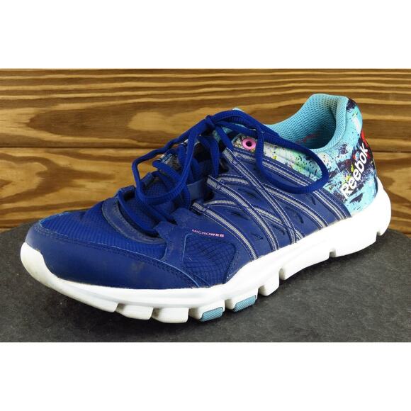 Reebok Women Size 9 M‎ Blue Running Mesh 1y3501716 - Picture 1 of 9
